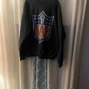 Dark Grey Vintage NFL Kappernick Graphic Crewneck Sweatshirt